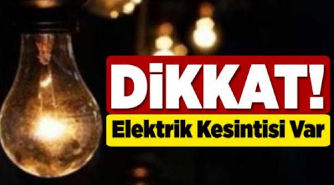 elektrik kesintisi