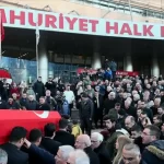 CHP Genel Merkezi Deniz Baykal Tören