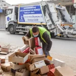 İzmir Büyükşehir Kahramanmaraş Temizlik Çalışmaları