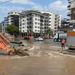 İzmir Su borusu Patlaması