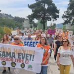 Altın Mdeni protesto