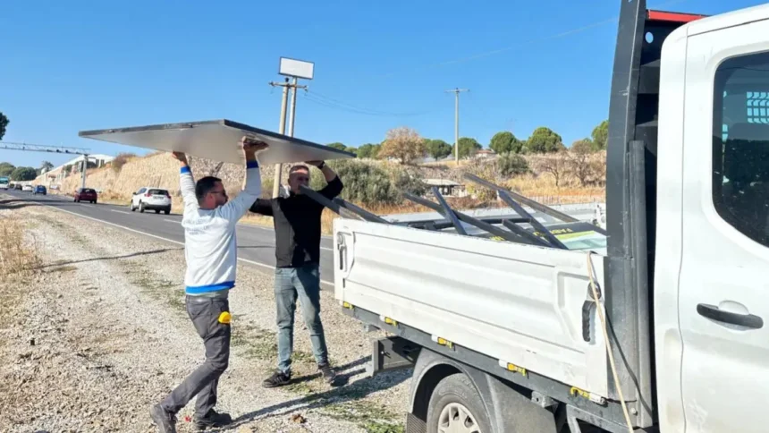 Ayvalık Belediyesi Tabela Sökümü