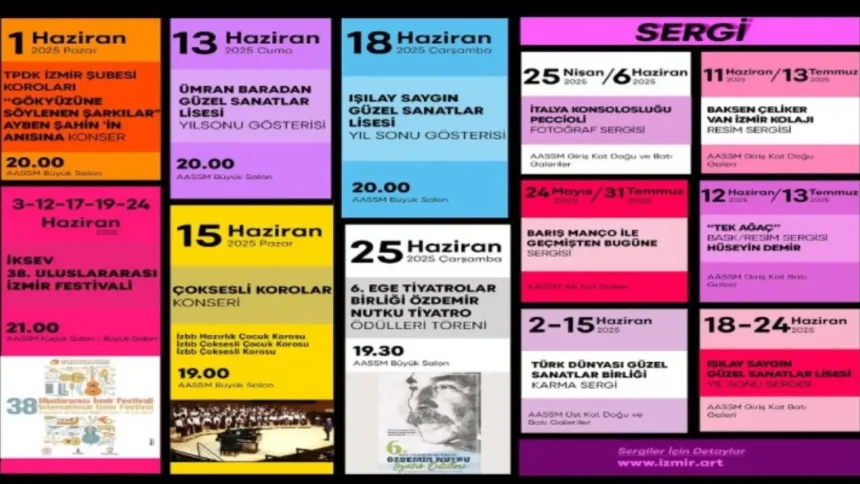 İzmir Haziran Sanat Takvimi