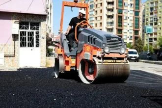 Bayraklı Asfalt Çalışması